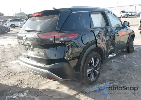 2021 Nissan Rogue Platinum Intelligent Awd из США, поврежденный, VIN JN8AT3DD1MW306870